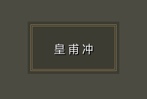 皇甫冲