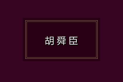 胡舜臣