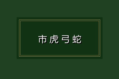 市虎弓蛇