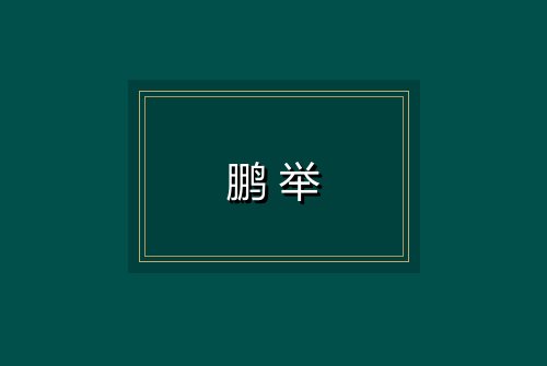 鹏举