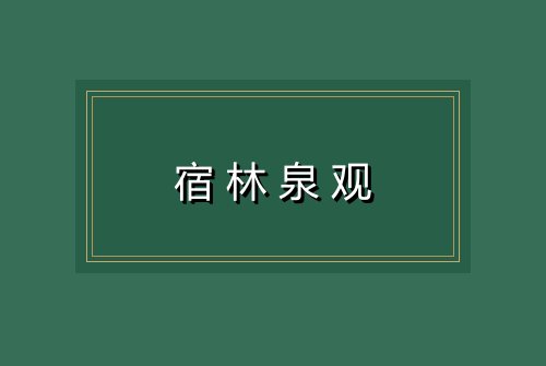 宿林泉观