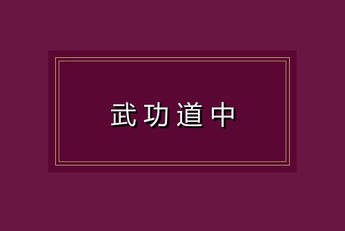 武功道中